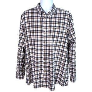 Barbour Mens Turville Regular Fit Cotton Button-Down Shirt Plaid Size XL